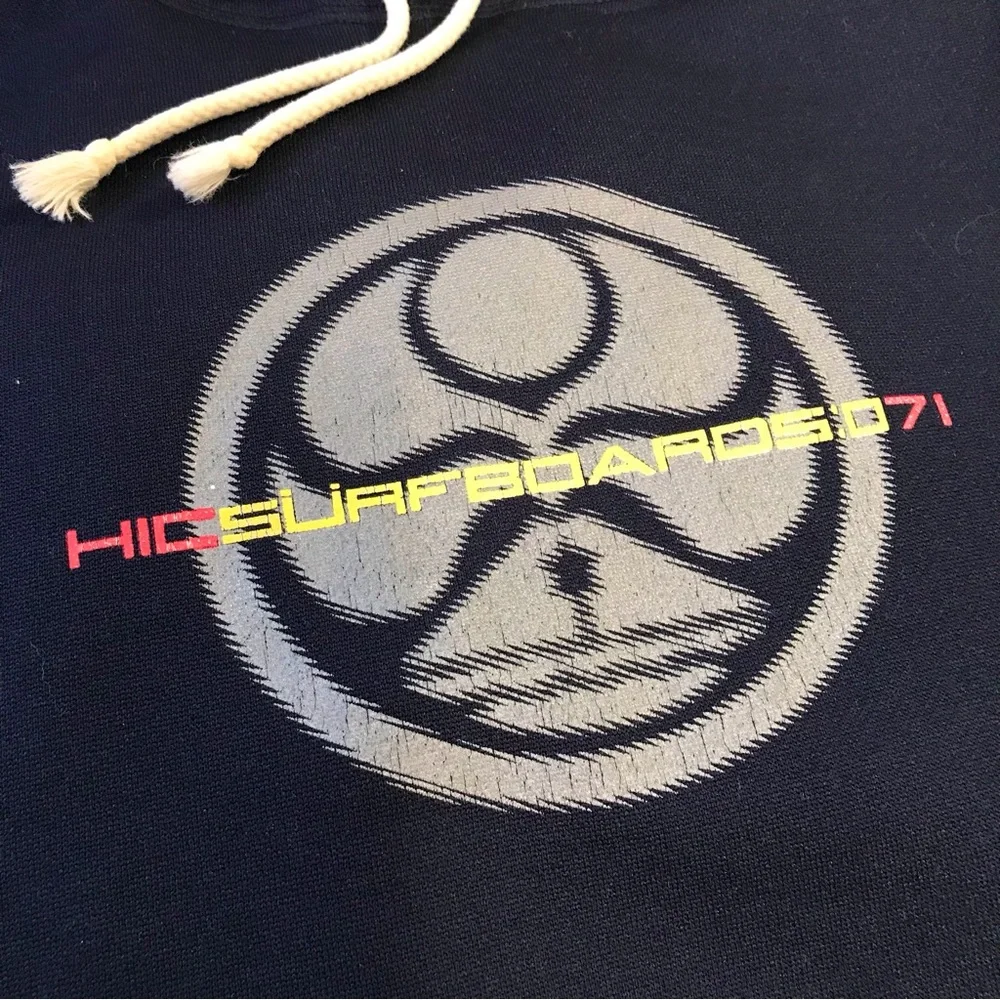 Hawaiian Island Creations HIC Surfboard Hoodie Navy